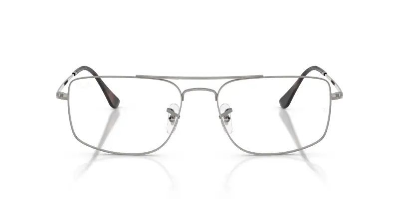 Unisex Ray - Ban RX6579 RX6579 2502 Montature da vista Metallo Grigio Trasparente Squadrata Normale miniatura 3