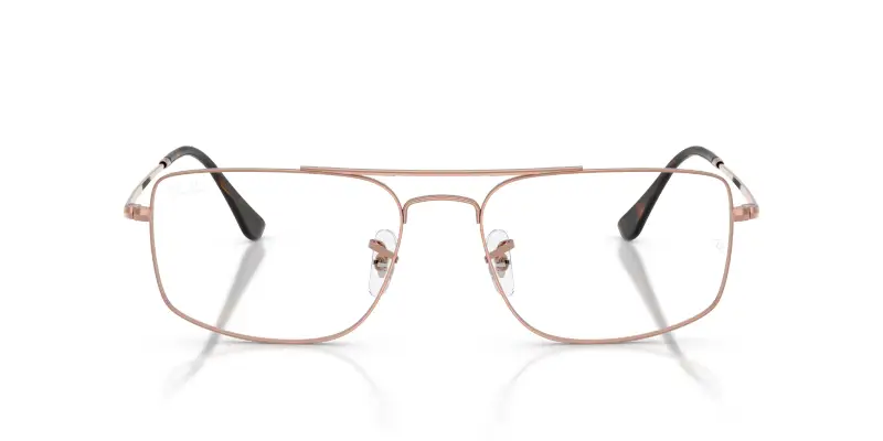 Unisex Ray - Ban RX6579 RX6579 2943 Montature da vista Metallo Bronzo Trasparente Squadrata Normale miniatura 3