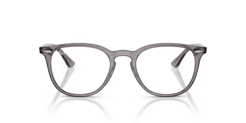 Unisex Ray - Ban RX7159 8257 Montature da vista Acetato Grigio Trasparente Pantos Normale miniatura 3