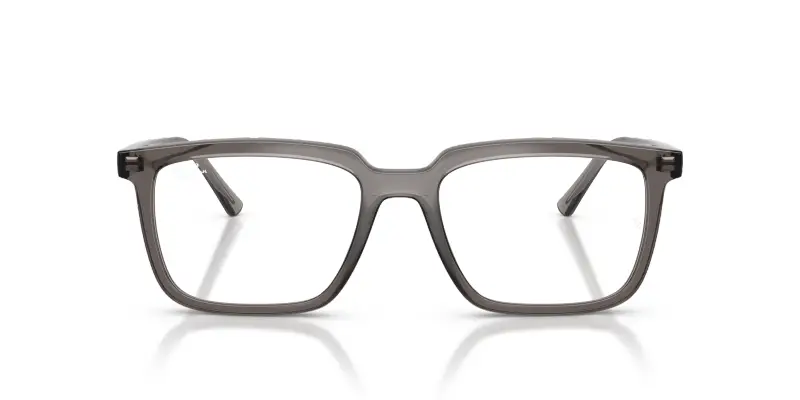 Unisex Ray - Ban RX7239 ALAIN 8506 Montature da vista Acetato Grigio Trasparente Squadrata Normale miniatura 3