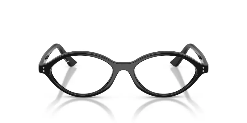 Unisex Ray - Ban RX7265 8260 Montature da vista Iniettato Nero Trasparente Geometrica Normale miniatura 3