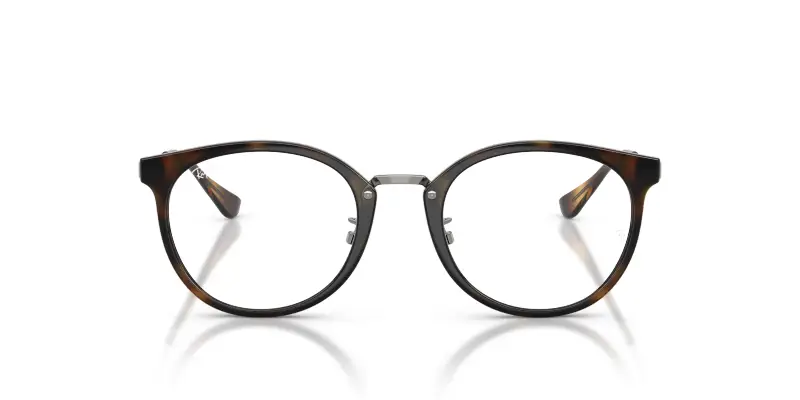 Unisex Ray - Ban RX7266D 2012 Montature da vista Nylon Tartaruga Trasparente Pantos Normale miniatura 3