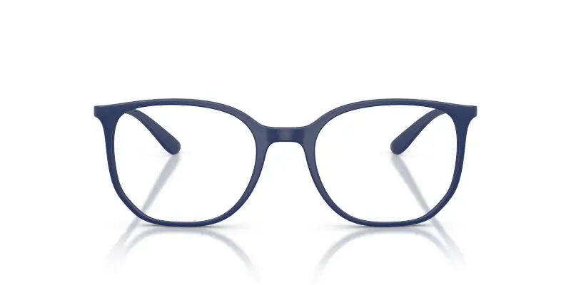 Unisex Ray - Ban RX7397 5207 Montature da vista Peek Blu Trasparente Geometrica Normale miniatura 3