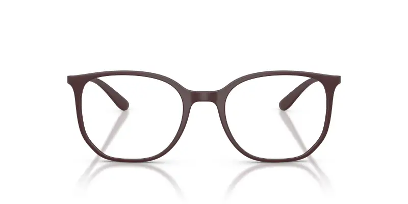 Unisex Ray - Ban RX7397 8088 Montature da vista Peek Viola Trasparente Geometrica Normale miniatura 3