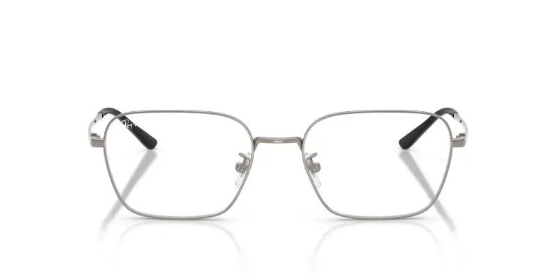 Unisex Ray - Ban RX8784D 1000 Montature da vista Titanio Grigio Trasparente Squadrata Normale miniatura 3
