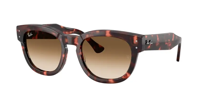 Ray - Ban Unisex RB0298S MEGA HAWKEYE 133451 Occhiali da sole Acetato Tartaruga Marrone Squadrata Normale Sfumato