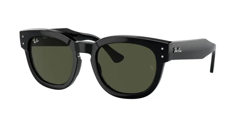 Ray - Ban Unisex RB0298S MEGA HAWKEYE 901/31 Occhiali da sole Acetato Nero Verde Squadrata Normale