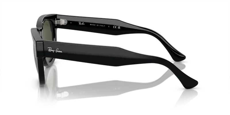 Ray - Ban Unisex RB0298S MEGA HAWKEYE 901/31 Occhiali da sole Acetato Nero Verde Squadrata Normale miniatura 3