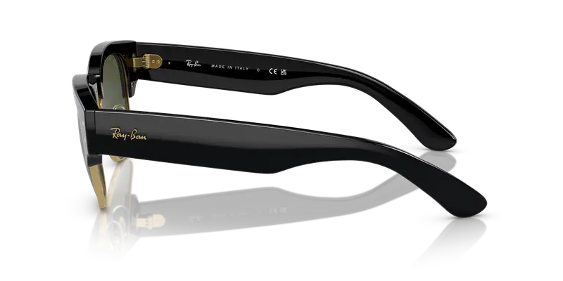 Ray - Ban Unisex RB0316S MEGA CLUBMASTER 901/31 Occhiali da sole Acetato Nero G15 Squadrata Normale miniatura 3