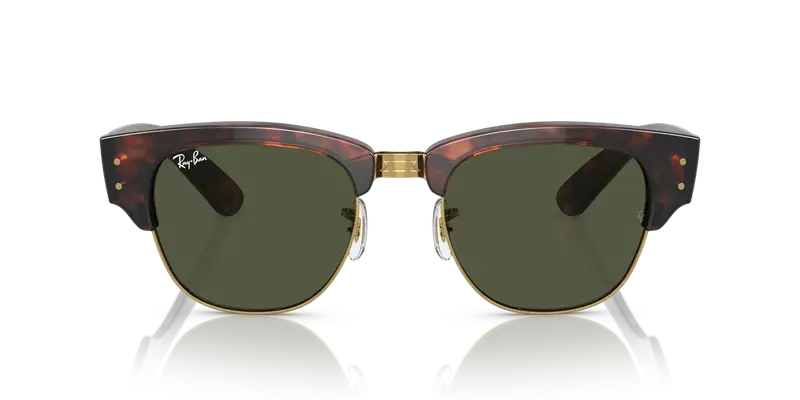 Ray - Ban Unisex RB0316S MEGA CLUBMASTER 990/31 Occhiali da sole Iniettato Tartaruga G15 Squadrata Normale miniatura 2