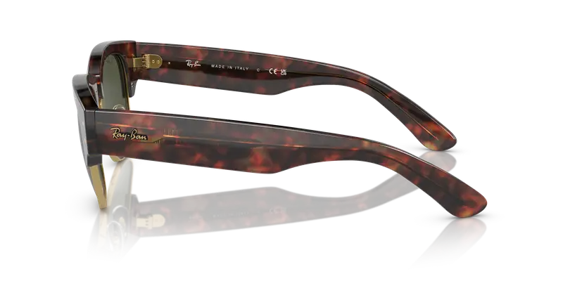 Ray - Ban Unisex RB0316S MEGA CLUBMASTER 990/31 Occhiali da sole Iniettato Tartaruga G15 Squadrata Normale miniatura 3