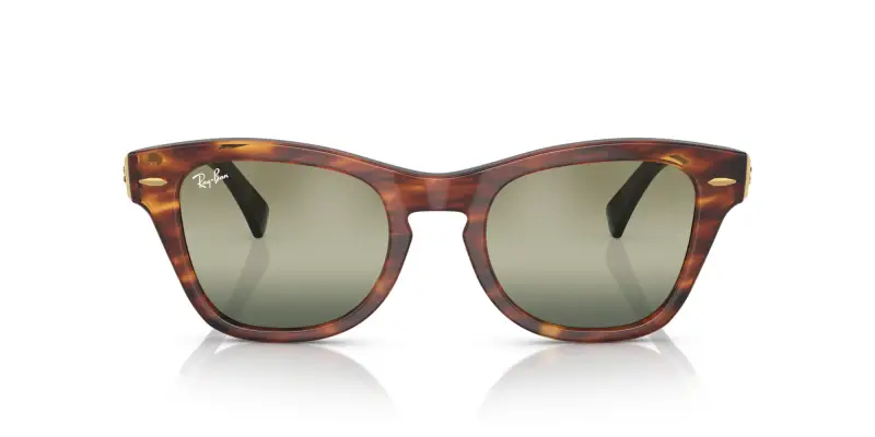 Unisex RB0707SM 954/G4 Occhiali da sole Acetato Marrone Verde Squadrata Normale miniatura 3