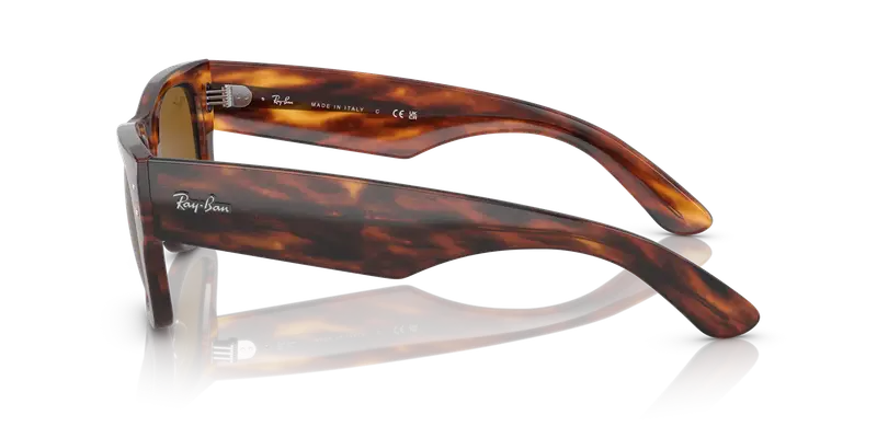 Ray - Ban Unisex RB0840S MEGA WAYFARER 954/33 Occhiali da sole Acetato Marrone Marrone Squadrata Normale miniatura 3