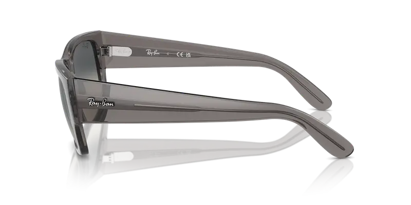 Ray - Ban Unisex RB0947S CARLOS 667571 Occhiali da sole Acetato Grigio Grigio Squadrata Normale Sfumato miniatura 3