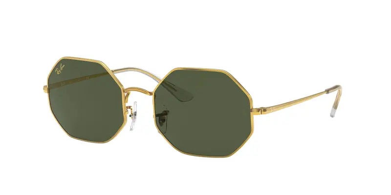 Ray - Ban Unisex RB1972 OCTAGON 919631 Occhiali da sole Metallo Oro G15 Geometrica Normale