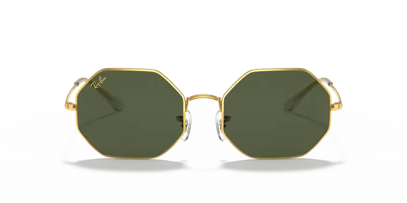 Ray - Ban Unisex RB1972 OCTAGON 919631 Occhiali da sole Metallo Oro G15 Geometrica Normale miniatura 2