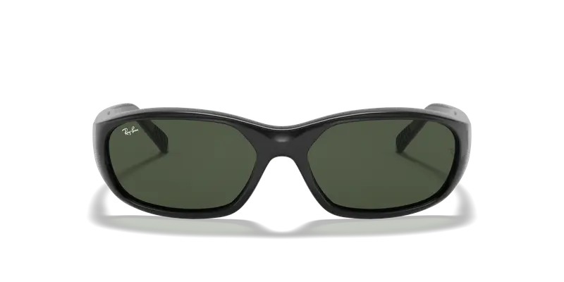 Ray - Ban Unisex RB2016 DADDY-O 601/31 Occhiali da sole Iniettato Nero Verde G15 Squadrata Normale miniatura 2