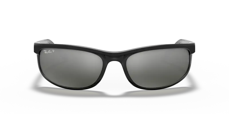 Ray - Ban Unisex RB2027 PREDATOR 2 601/W1 Occhiali da sole Nylon Nero Grigio Squadrata Polarizzata miniatura 2