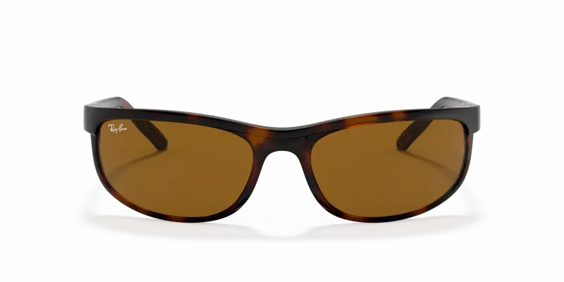 Ray - Ban Unisex RB2027 PREDATOR 2 650833 Occhiali da sole Iniettato Marrone Marrone Squadrata Normale miniatura 2