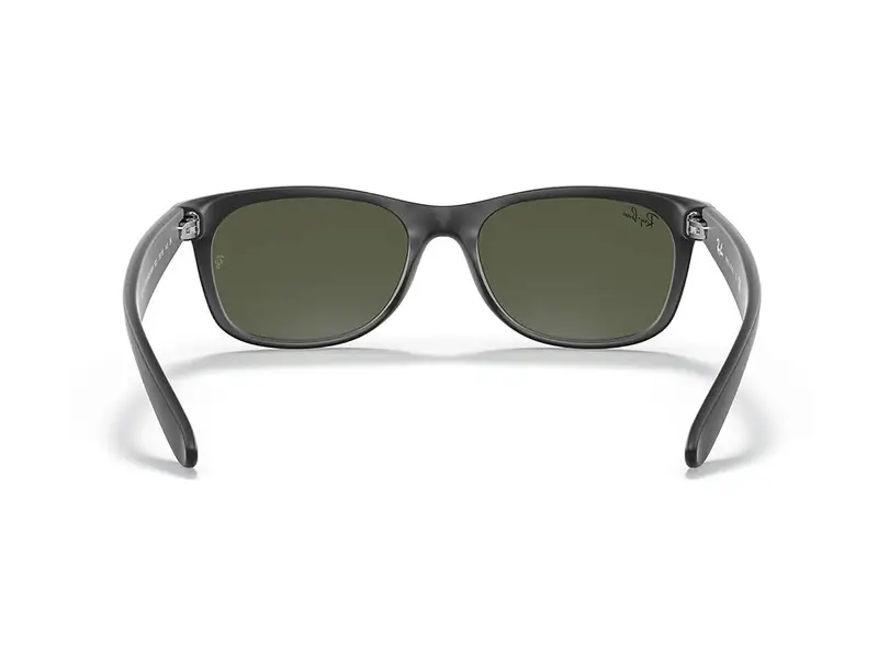 Ray - Ban Unisex RB2132 NEW WAYFARER 622 Occhiali da sole Iniettato Nero Verde G15 Squadrata Normale miniatura 3
