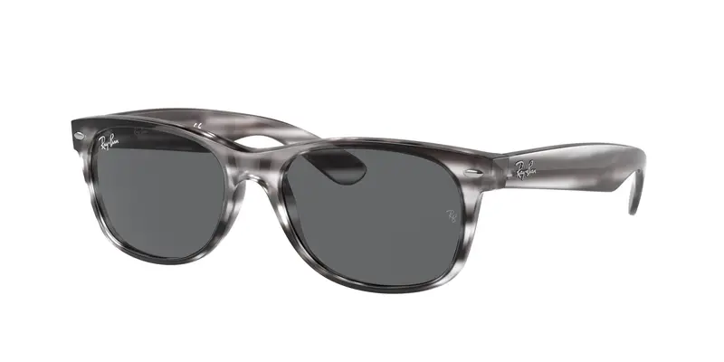 Ray - Ban Unisex RB2132 NEW WAYFARER 6430B1 Occhiali da sole Nylon Grigio Grigio Squadrata Normale