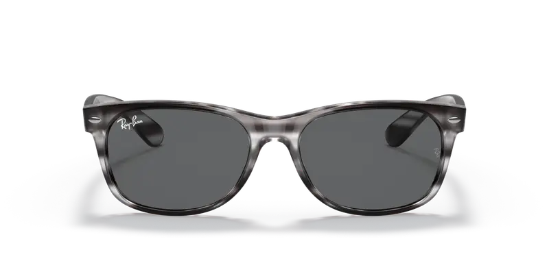 Ray - Ban Unisex RB2132 NEW WAYFARER 6430B1 Occhiali da sole Nylon Grigio Grigio Squadrata Normale miniatura 2