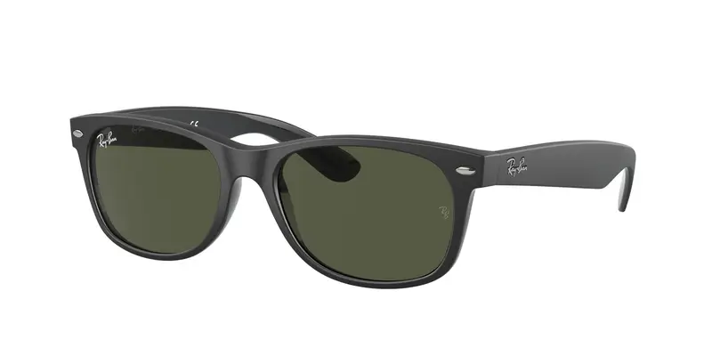 Ray - Ban Unisex RB2132 NEW WAYFARER 646231 Occhiali da sole Iniettato Nero G15 Squadrata Normale