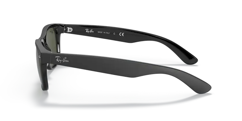 Ray - Ban Unisex RB2132 NEW WAYFARER 646231 Occhiali da sole Iniettato Nero G15 Squadrata Normale miniatura 3