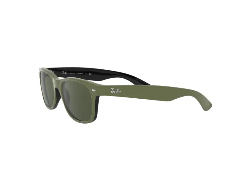 Ray - Ban Unisex RB2132 NEW WAYFARER 646531 Occhiali da sole Plastica Verde Verde Squadrata Normale miniatura 2