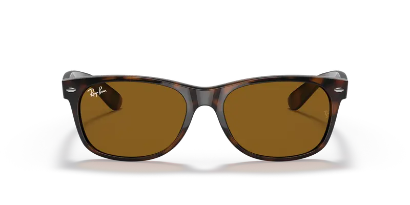 Ray - Ban Unisex RB2132 NEW WAYFARER 710 Occhiali da sole Iniettato Tartaruga Squadrata Normale miniatura 2