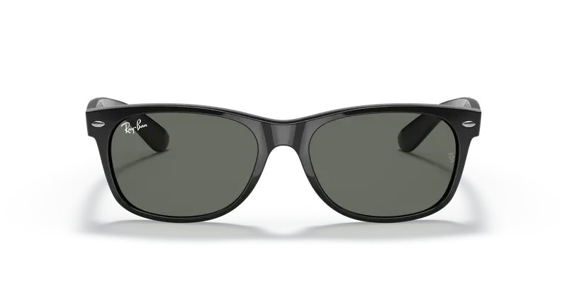 Ray - Ban Unisex RB2132 NEW WAYFARER 901L Occhiali da sole Iniettato Nero G15 Squadrata Normale miniatura 2