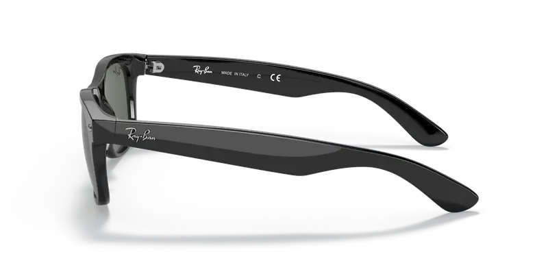 Ray - Ban Unisex RB2132F NEW WAYFARER LOW BRIDGE FIT 901 Occhiali da sole Nylon Nero G15 Squadrata Normale miniatura 3