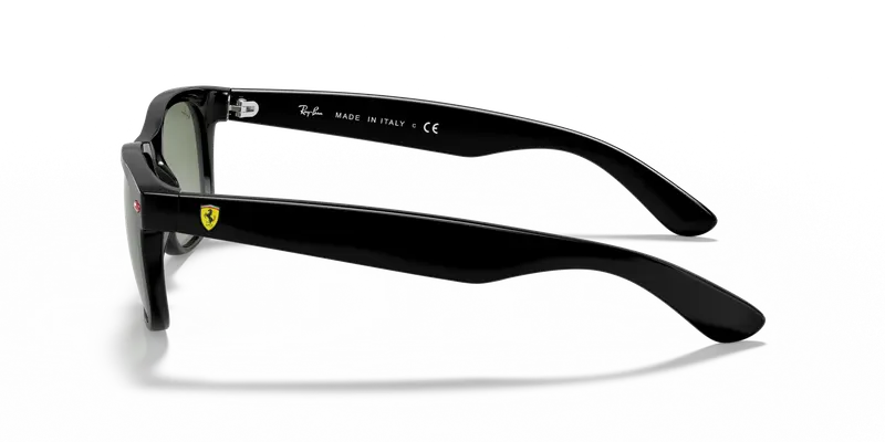 Ray - Ban Unisex RB2132M NEW WAYFARER SCUDERIA FERRARI COLLECTION F60131 Occhiali da sole Nylon Nero G15 Squadrata Normale miniatura 3