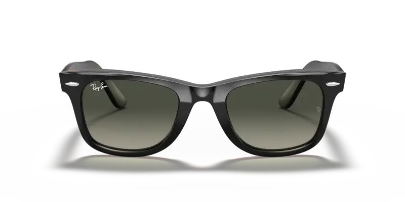 Ray - Ban Unisex RB2140 WAYFARER 127771 Occhiali da sole Acetato Grigio Grigio Squadrata Normale Sfumato miniatura 2