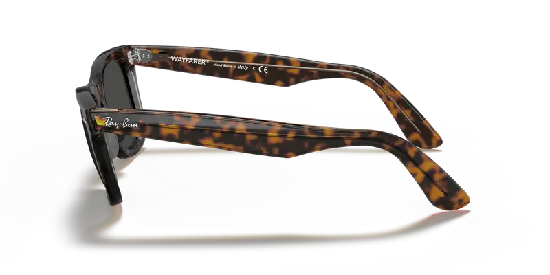 Ray - Ban Unisex RB2140 WAYFARER 1292B1 Occhiali da sole Acetato Oro Grigio Squadrata Normale miniatura 3