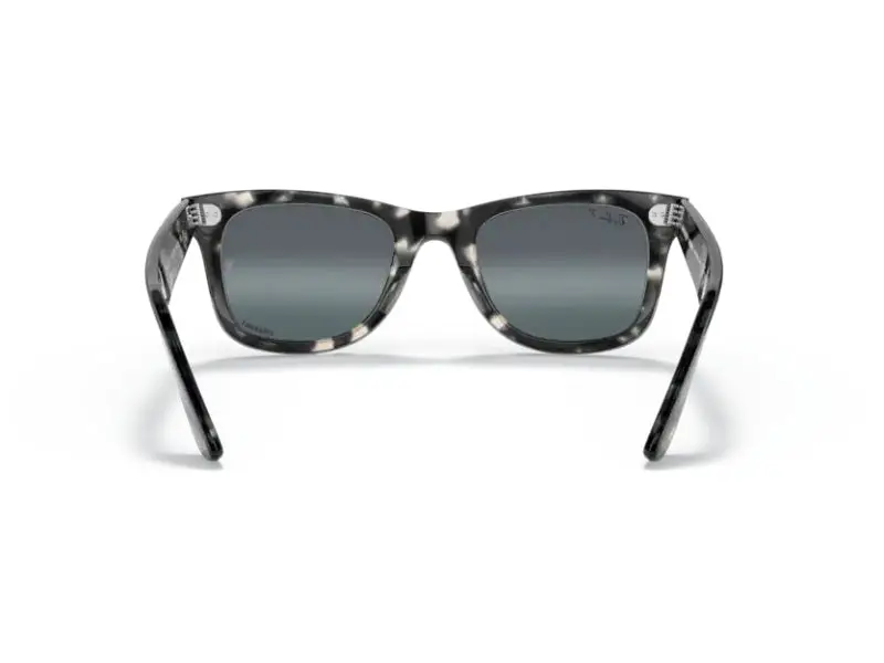Ray - Ban Unisex RB2140 WAYFARER 1333G6 Occhiali da sole Acetato Tartaruga Argento Squadrata Polarizzata Sfumato miniatura 2