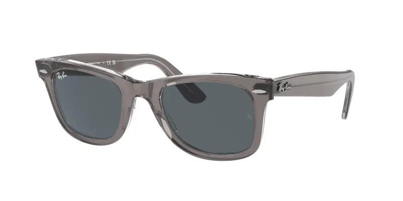 Unisex RB2140 WAYFARER 1355R5 Occhiali da sole Acetato Grigio Blu Squadrata Normale