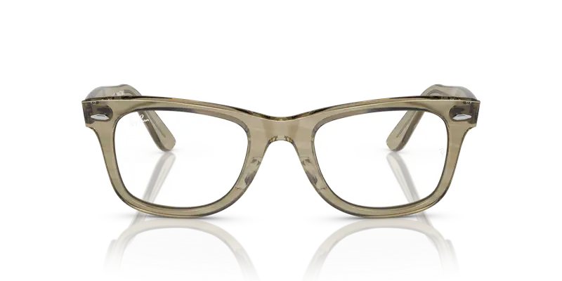 Ray - Ban Unisex RB2140 WAYFARER 1387GG Occhiali da sole Acetato Grigio Blu Squadrata Fotocromatiche miniatura 2