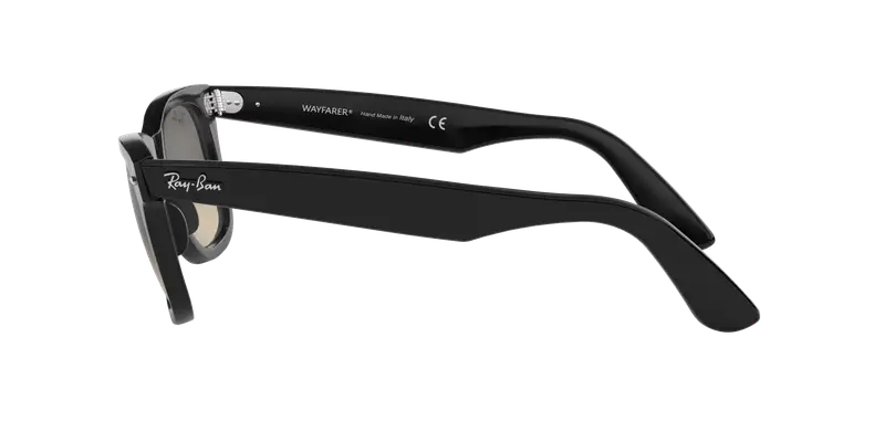 Ray - Ban Unisex RB2140 WAYFARER 901/32 Occhiali da sole Acetato Nero Grigio Squadrata Normale Sfumato miniatura 2