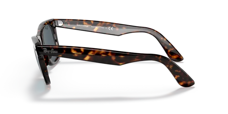 Ray - Ban Unisex RB2140 WAYFARER 902/R5 Occhiali da sole Acetato Tartaruga Blu Squadrata Normale miniatura 3