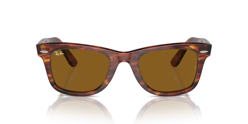 Ray - Ban Unisex RB2140 WAYFARER 954 Occhiali da sole Acetato Marrone Squadrata Normale miniatura 2