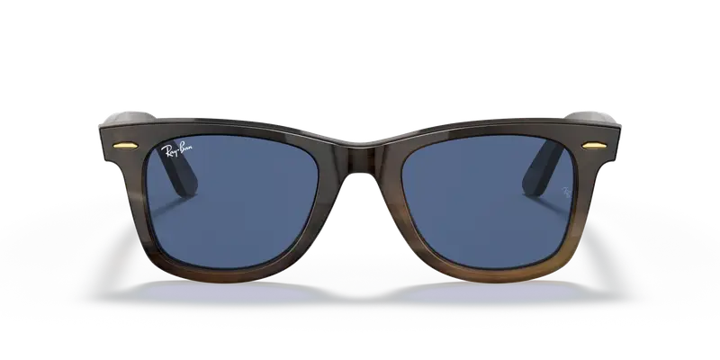 Ray - Ban Unisex RB2140CO WAYFARER 921580 Occhiali da sole Tartaruga Blu Squadrata Normale miniatura 2