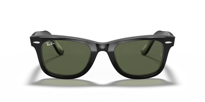 Ray - Ban Unisex RB2140F WAYFARER 901 Occhiali da sole Acetato Nero G15 Squadrata Normale miniatura 2