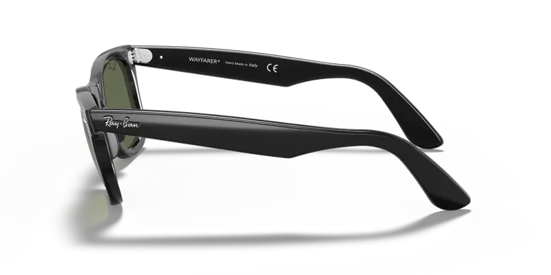 Ray - Ban Unisex RB2140F WAYFARER 901 Occhiali da sole Acetato Nero G15 Squadrata Normale miniatura 3