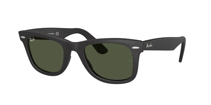 Ray - Ban Unisex RB2140F WAYFARER 901S Occhiali da sole Acetato Nero G15 Squadrata Normale