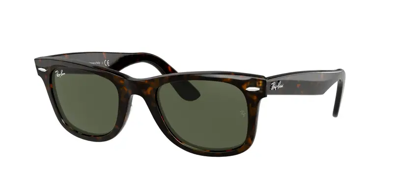 Ray - Ban Unisex RB2140F WAYFARER 902 Occhiali da sole Acetato Tartaruga G15 Squadrata Normale