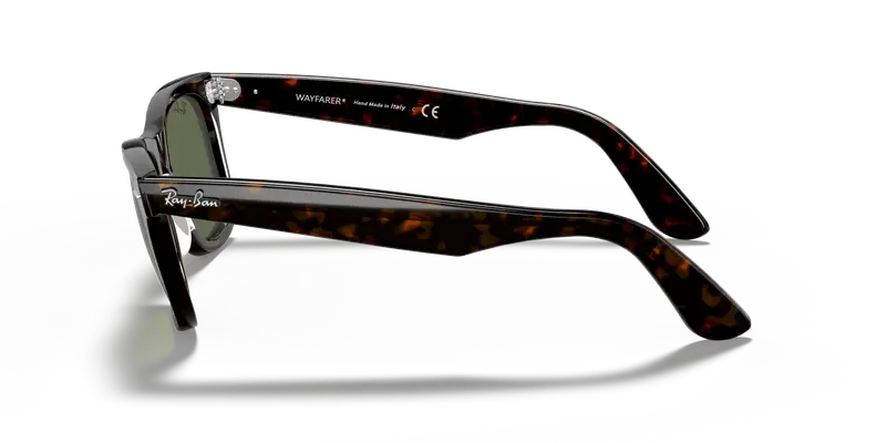 Ray - Ban Unisex RB2140F WAYFARER 902 Occhiali da sole Acetato Tartaruga G15 Squadrata Normale miniatura 3