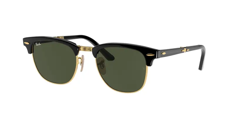 Ray - Ban Unisex RB2176 CLUBMASTER FOLDING 901 Occhiali da sole Acetato Nero G15 Squadrata Normale