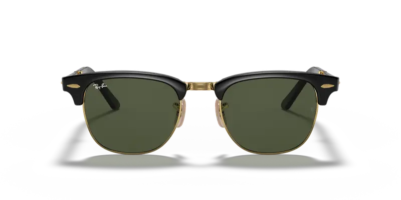 Ray - Ban Unisex RB2176 CLUBMASTER FOLDING 901 Occhiali da sole Acetato Nero G15 Squadrata Normale miniatura 2