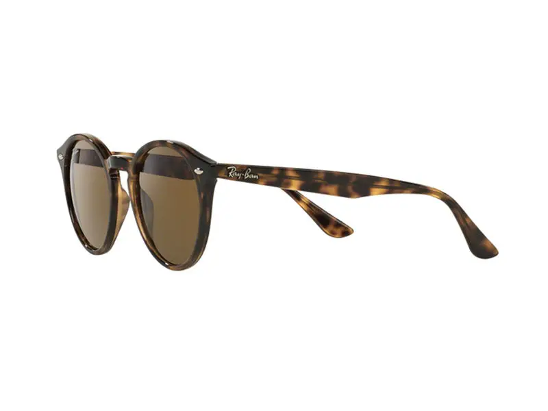 Ray - Ban Unisex RB2180 710/73 Occhiali da sole Iniettato Tartaruga Rotonda Normale miniatura 2